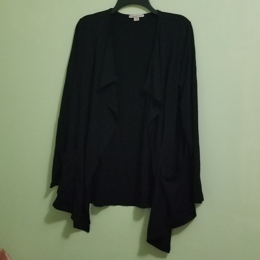 Black cardigan